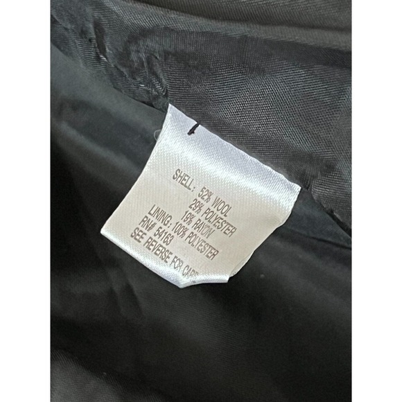 Calvin Klein Gray Blazer Womens Size 12 Sport Jacket Wool Single Button Front - Picture 9 of 11